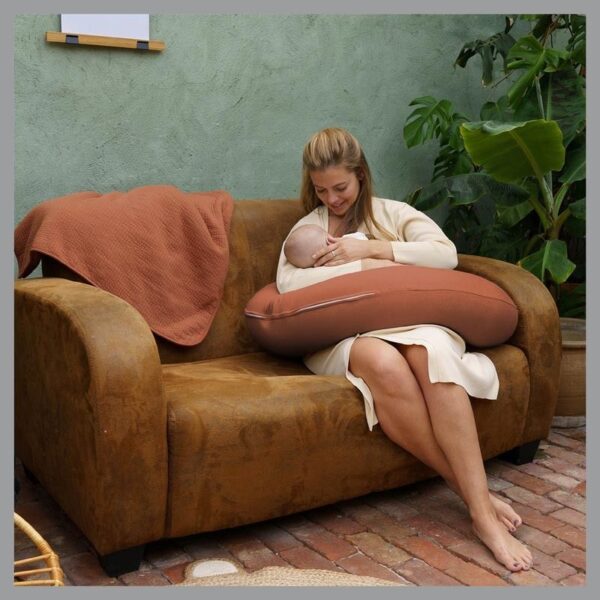 Coussin de maternité Doomoo Tetra Terracotta - Babymoov Produits