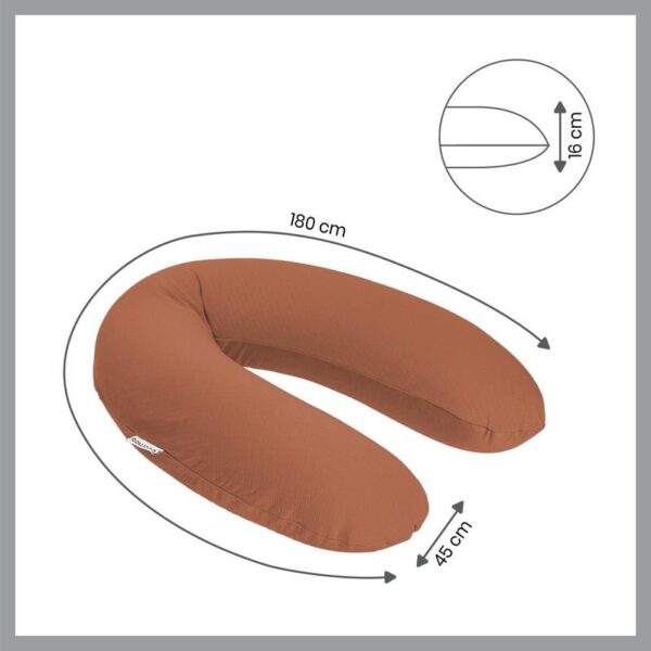 Coussin de maternité Doomoo Tetra Terracotta - Babymoov Produits