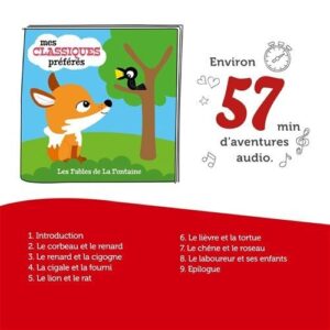 Figurine Tonies Mes Classiques Préférés Les Fables de la Fontaine - Tonies Produits