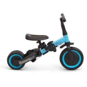 Vélo enfant 4 en 1 avec barre de poussée Gio bleu Billy Produits