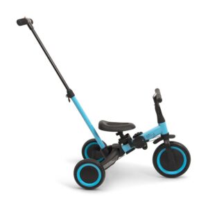 Vélo enfant 4 en 1 avec barre de poussée Gio bleu Billy Produits