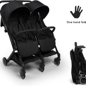 Poussette double Duo Buggy Adige Noir - Baninni Produits