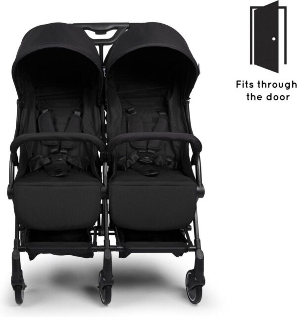 Poussette double Duo Buggy Adige Noir - Baninni Produits