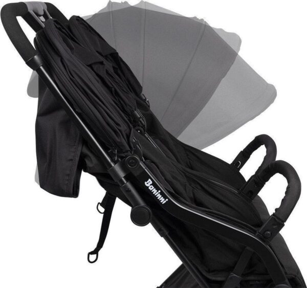 Poussette double Duo Buggy Adige Noir - Baninni Produits