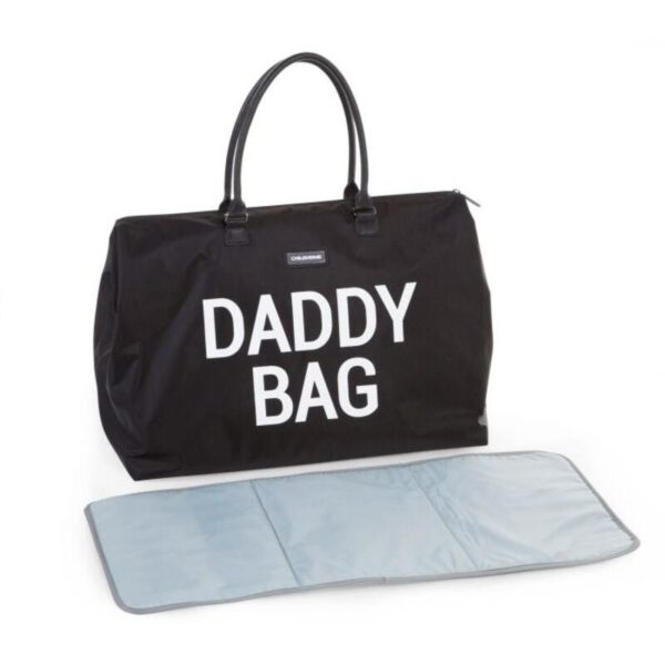Sac à langer DADDY BAG toile Noir - Childhome Produits