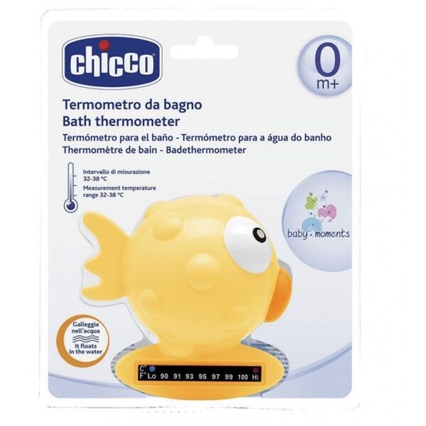 Thermomètre de Bain Poisson Orange - Chicco Produits