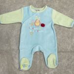 Grenouillere velours 1 mois - Chatounet Produits