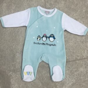 copy of Grenouillere velours 1 mois - Chatounet Produits