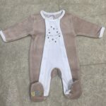 Grenouillere velours 1 mois - Chatounet Produits