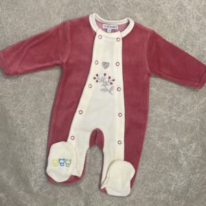Grenouillere velours 1 mois - Chatounet Produits