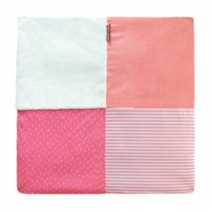 Tapis Tapidou mosaïque corail blanc Doudou et compagnie Produits