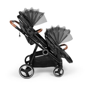 Poussette double Luiz Noir - Baninni Produits