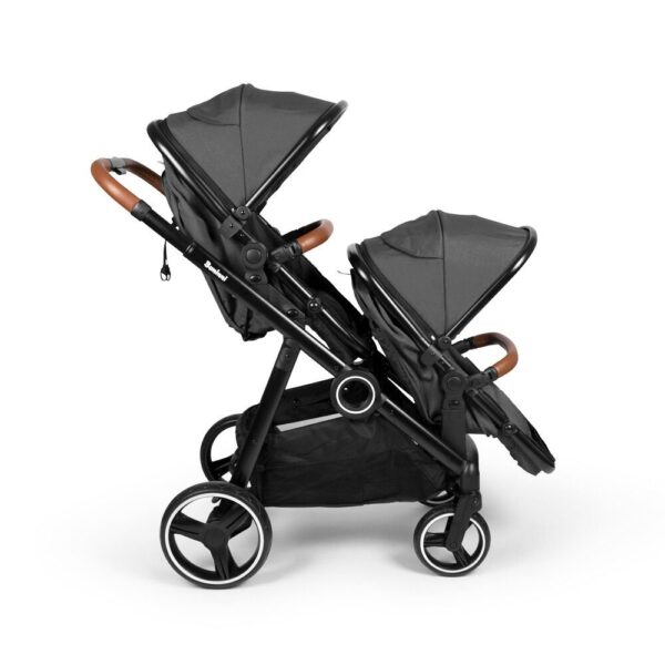 Poussette double Luiz Noir - Baninni Produits