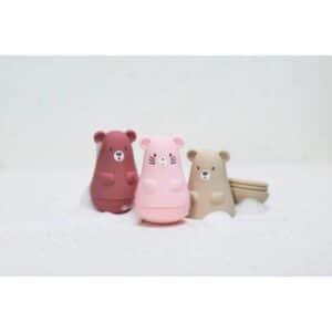 Set de 3 jouet de bain silicone Rose - Nattou Produits