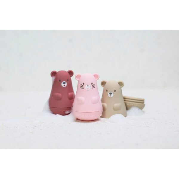 Set de 3 jouet de bain silicone Rose - Nattou Produits
