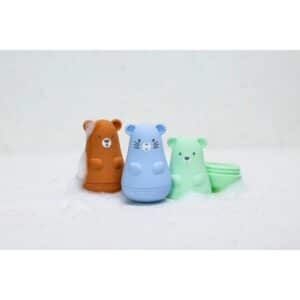 Set de 3 jouet de bain silicone Bleu - Nattou Produits