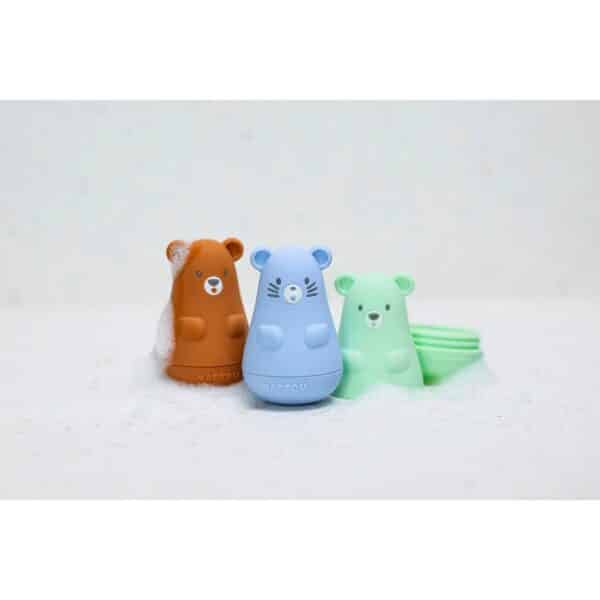 Set de 3 jouet de bain silicone Bleu - Nattou Produits