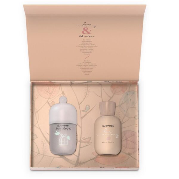 Coffret eau de cologne Maman + baby cologne Rose - Suavinex Produits