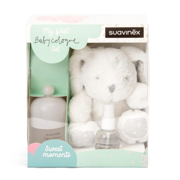 Coffret peluche avec baby cologne Blanc - Suavinex Produits