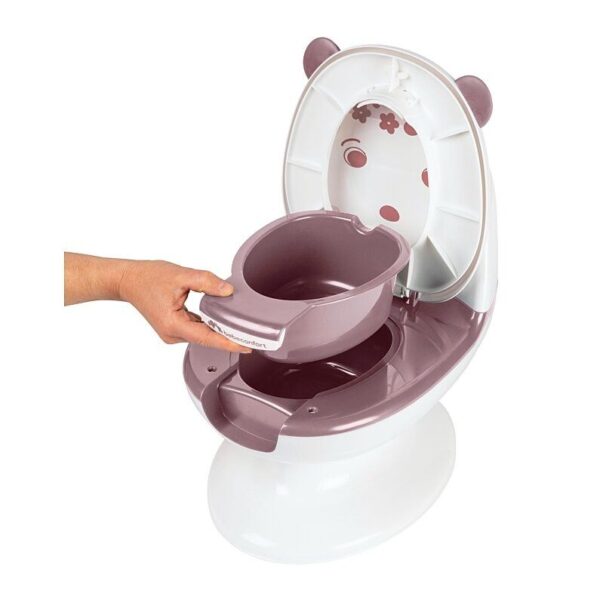 Mini pot toilette Oursonne Blanc et rose - Bébé Confort Produits