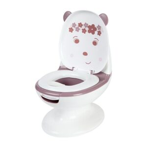 Mini pot toilette Oursonne Blanc et rose - Bébé Confort Produits