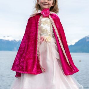 Cape de princesse velours Deluxe fuschia - Great Pretenders Produits