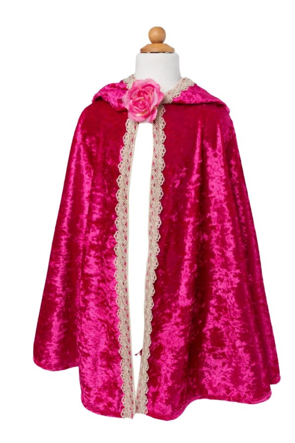 Cape de princesse velours Deluxe fuschia - Great Pretenders Produits