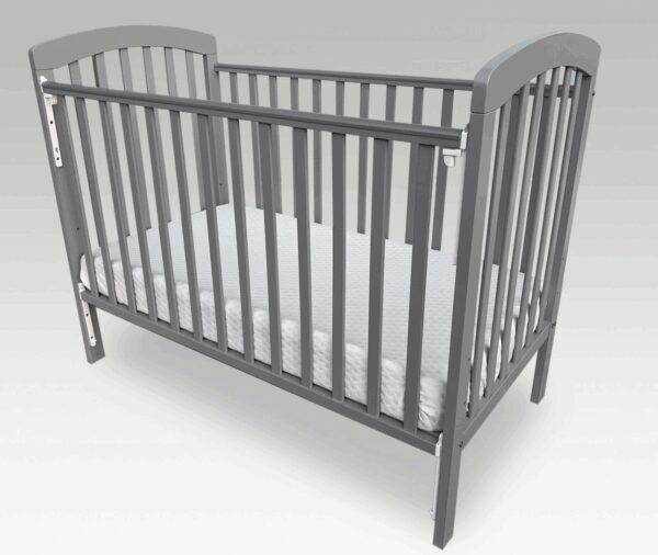 Lit berceau bébé coulissant 60x120 gris Produits