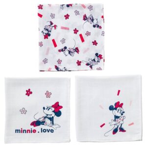 Lot de 3 langes Minnie Confettis 60x60 cm Produits