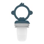 Grignoteur en silicone ardoise/gris - MiniKoiOi Produits