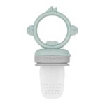 Grignoteur en silicone tilleul/gris - MiniKoiOi Produits