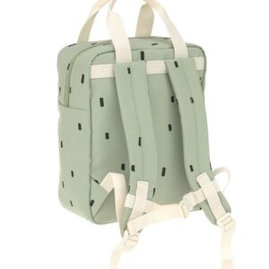 Petit Sac À dos carré Happy Prints Olive - Lassig Produits