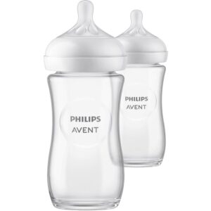 Biberon Natural Response verre 260 ml lot de 2 - Philips Avent Produits