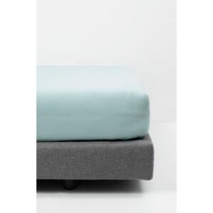 Drap housse en tencel et coton bio Active Clim 40x80cm Bleu - Kadolis Produits