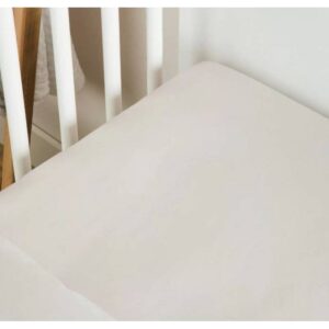 Drap housse en tencel et coton bio Active Clim 40x80cm Gris perle - Kadolis Produits