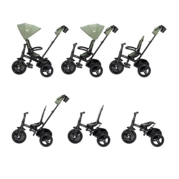 Tricycle 10 mois à 5 ans mineral green Windy - Bébé Confort Produits