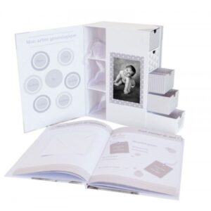 Coffret boîte à trésors + journal de naissance little bear - Domiva Produits