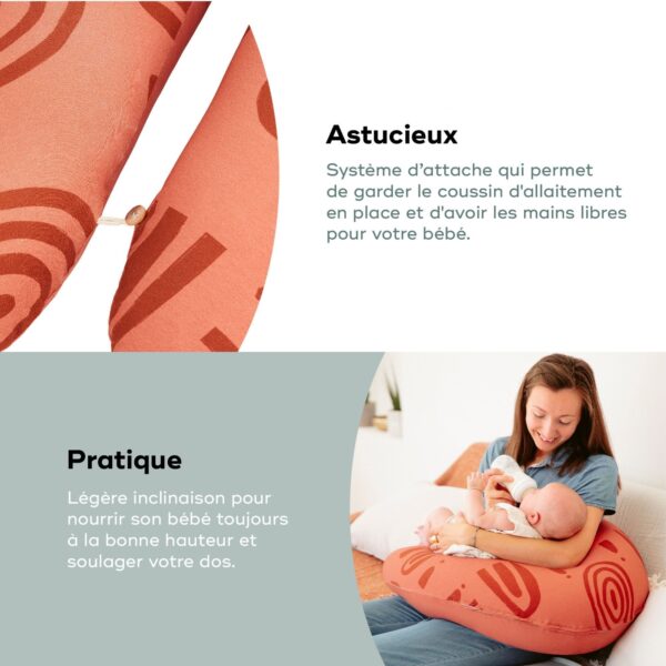 Coussin d'allaitement B.Love earth terracotta - Babymoov Produits