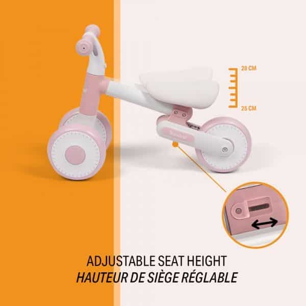 Draisienne Pliable 1 - 3 ans Azura rose - Baninni Produits