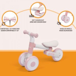 Draisienne Pliable 1 - 3 ans Azura rose - Baninni Produits