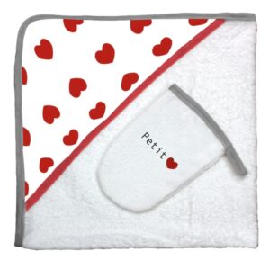 Sortie de bain Coeur 106 - Les Chatounets Produits