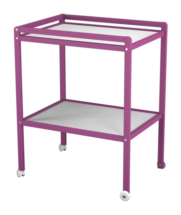 Table à langer bois prune - AT4 Produits
