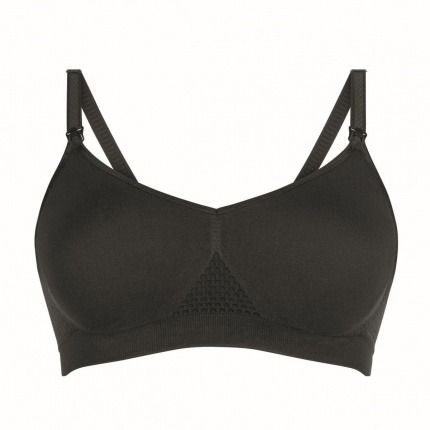 Brassière allaitement Seamless avec coques Noir 5096 - Anita Produits