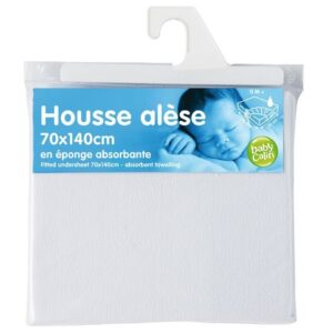 Alèse en éponge 70x140 cm - BabyCalin Produits