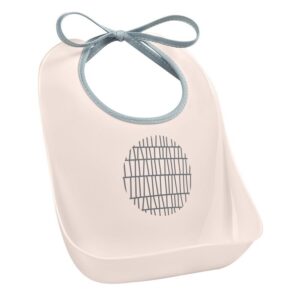 Bavoir d'apprentissage Pink Grid - BEABA Produits
