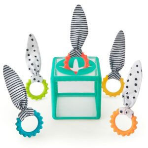 Cube sensoriel Rainbow Ring Drop - Sassy Produits