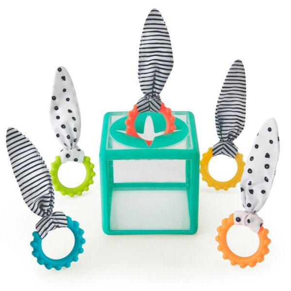 Cube sensoriel Rainbow Ring Drop - Sassy Produits