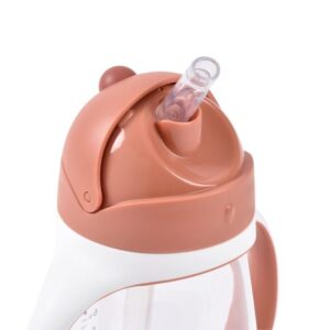 Tasse avec paille 300ml Terracotta - Béaba Produits
