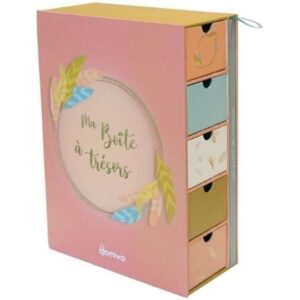 Coffret boîte à trésors + journal de naissance - Domiva Produits