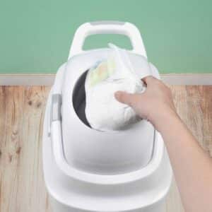 Poubelle à couches anti-odeurs gris - Bébé Confort Produits